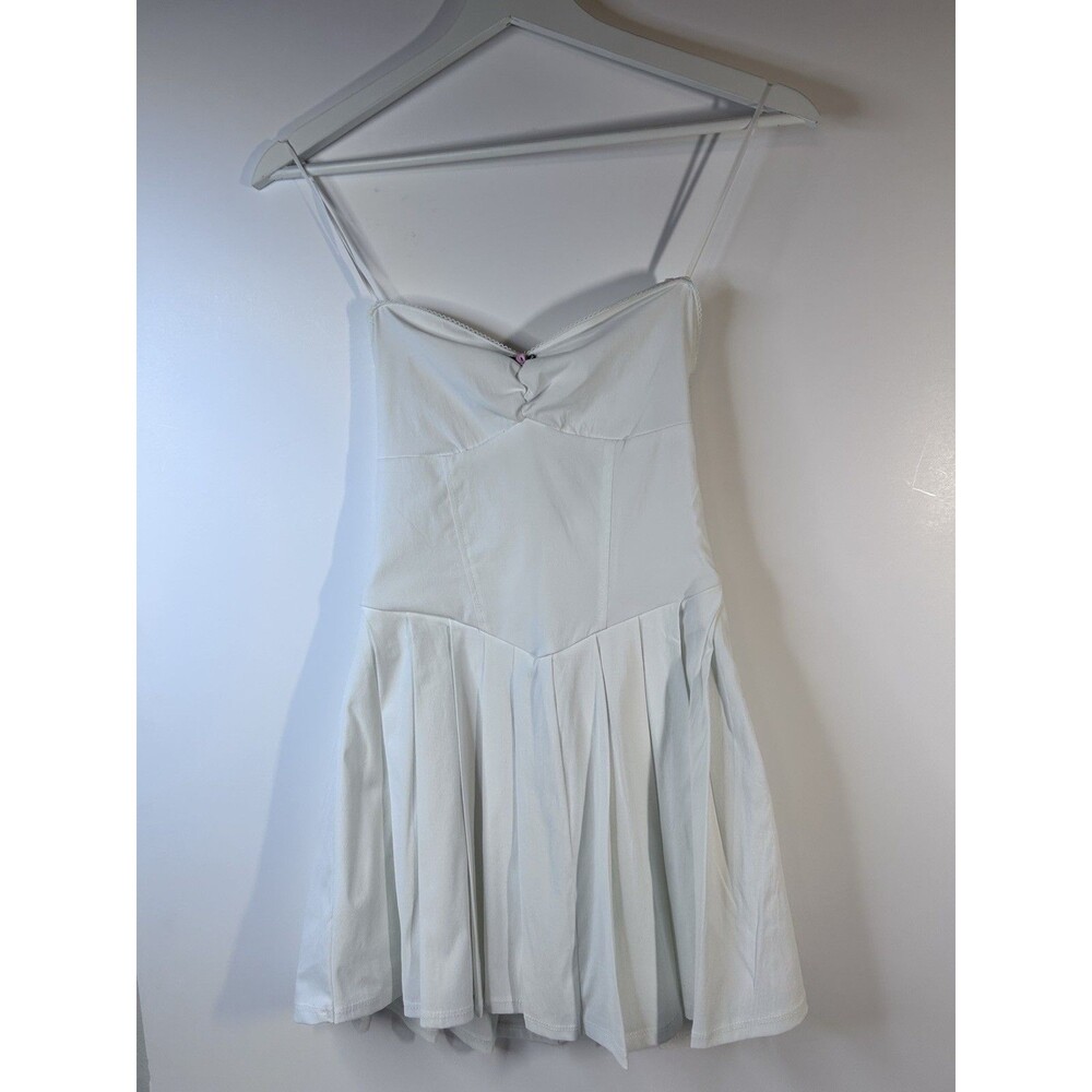 garage Bow Sweetheart Mini Dress White Size XS NWT - Picture 4 of 13